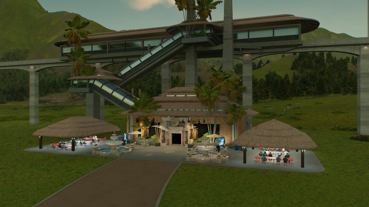 Jurassic Park (1993) monorail