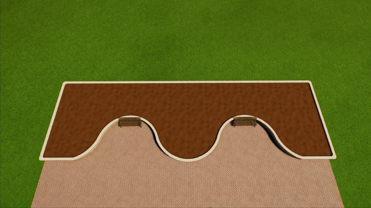 Wavy Flower Bed
