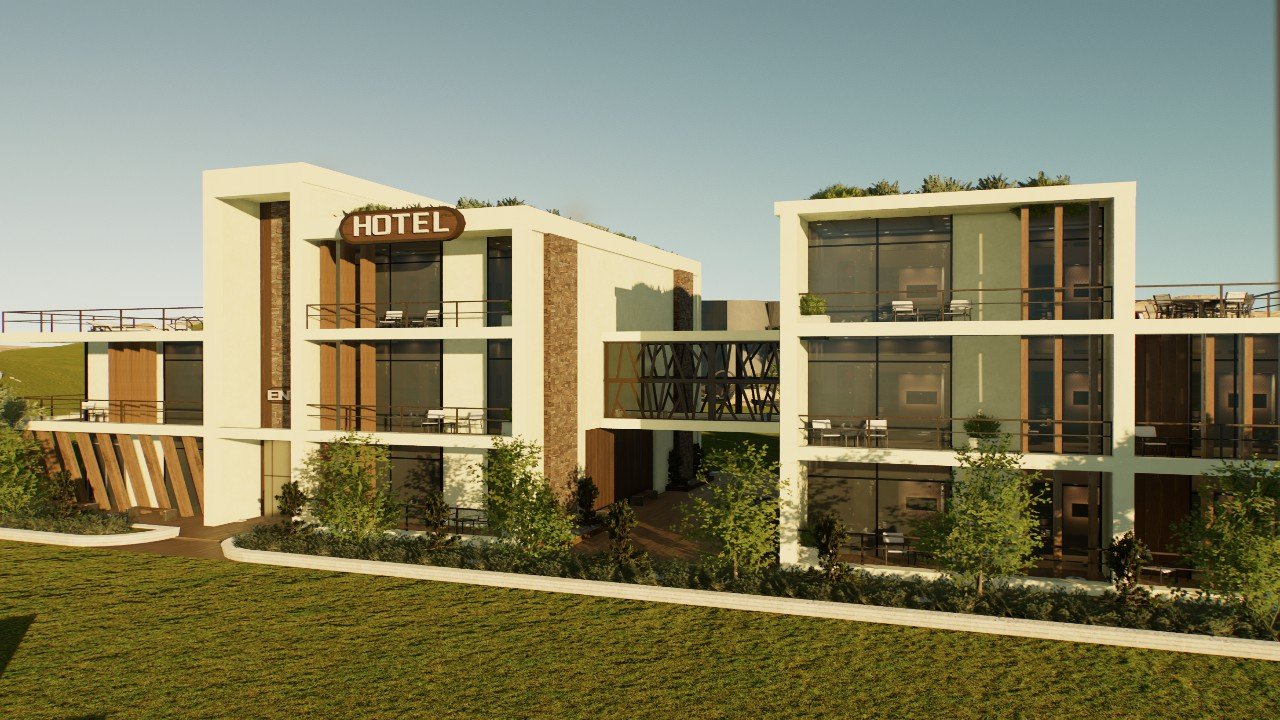 Small Modern hotel