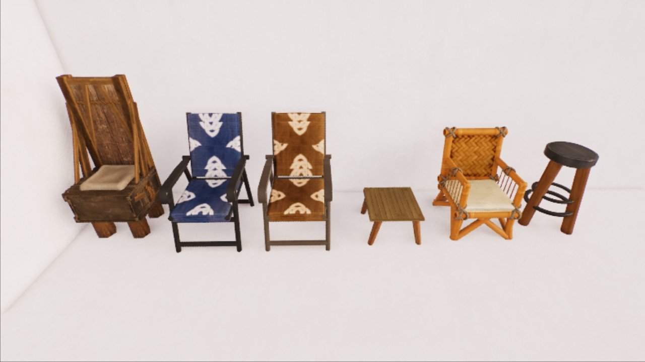 Assorted Non-functional Seating