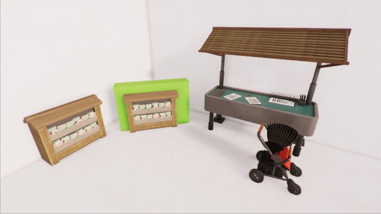 Assorted Guest Services Props