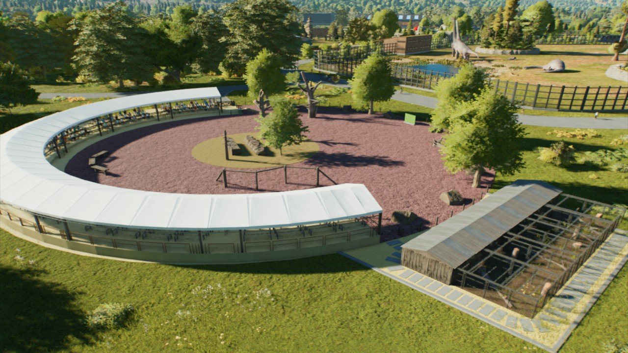 Aviary Display Area with Housing