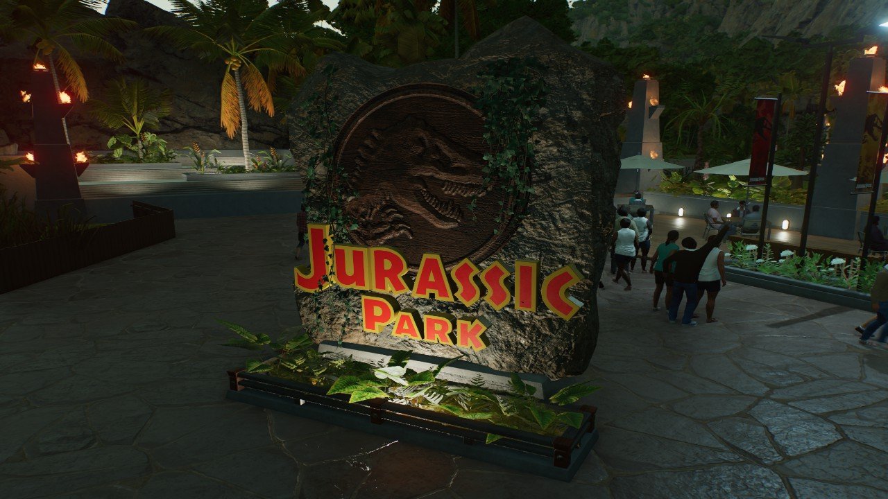 Decorative Jurassic Park Sign