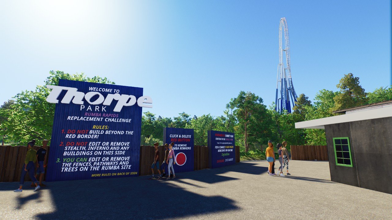 Thorpe Park Rumba Challenge