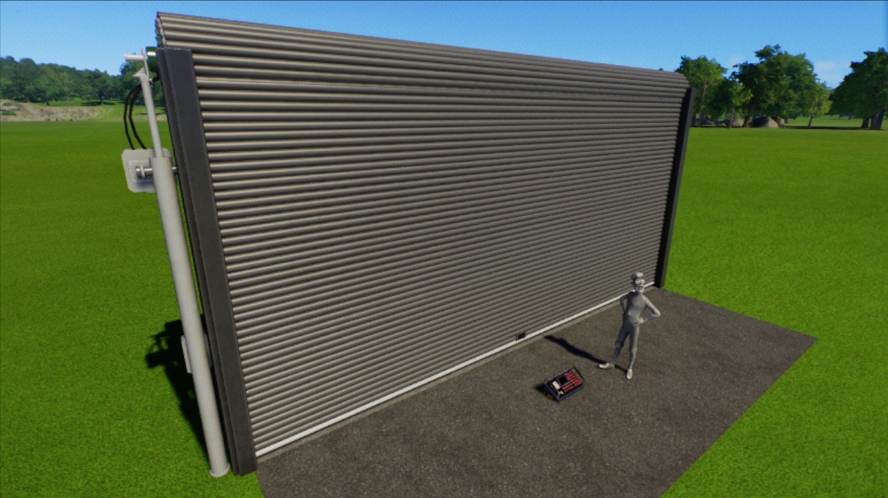 Fully Animated Roller Door