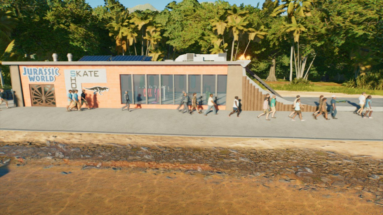 skate shop with ramp