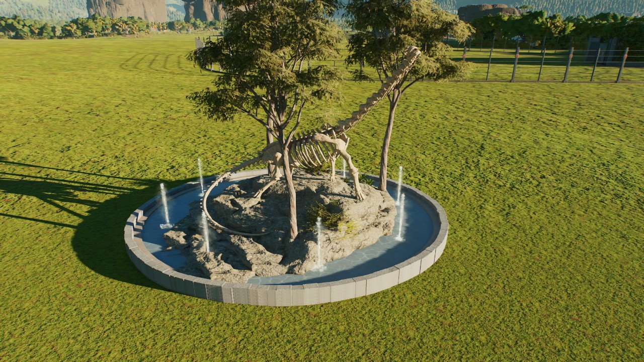 Sauropod Fountain