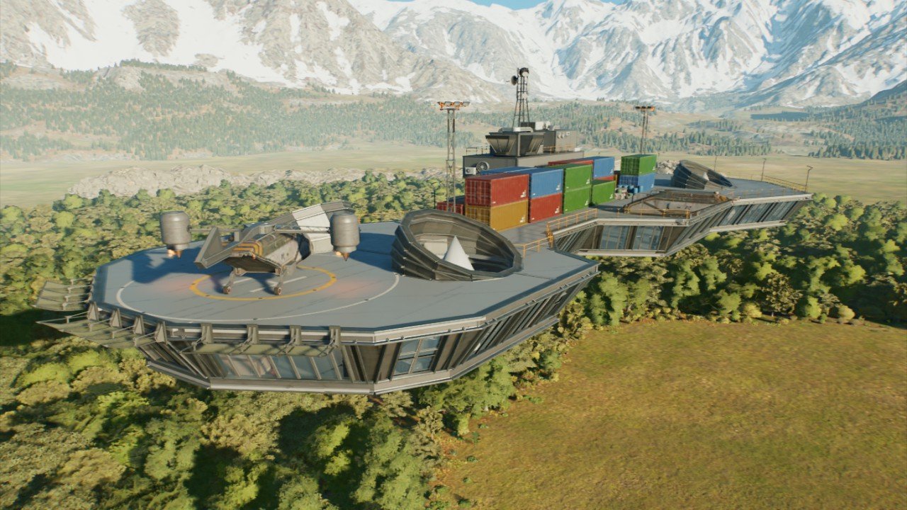 A.S. Mk 1 Quad_Jet_Engine Transport/Cargo Airship