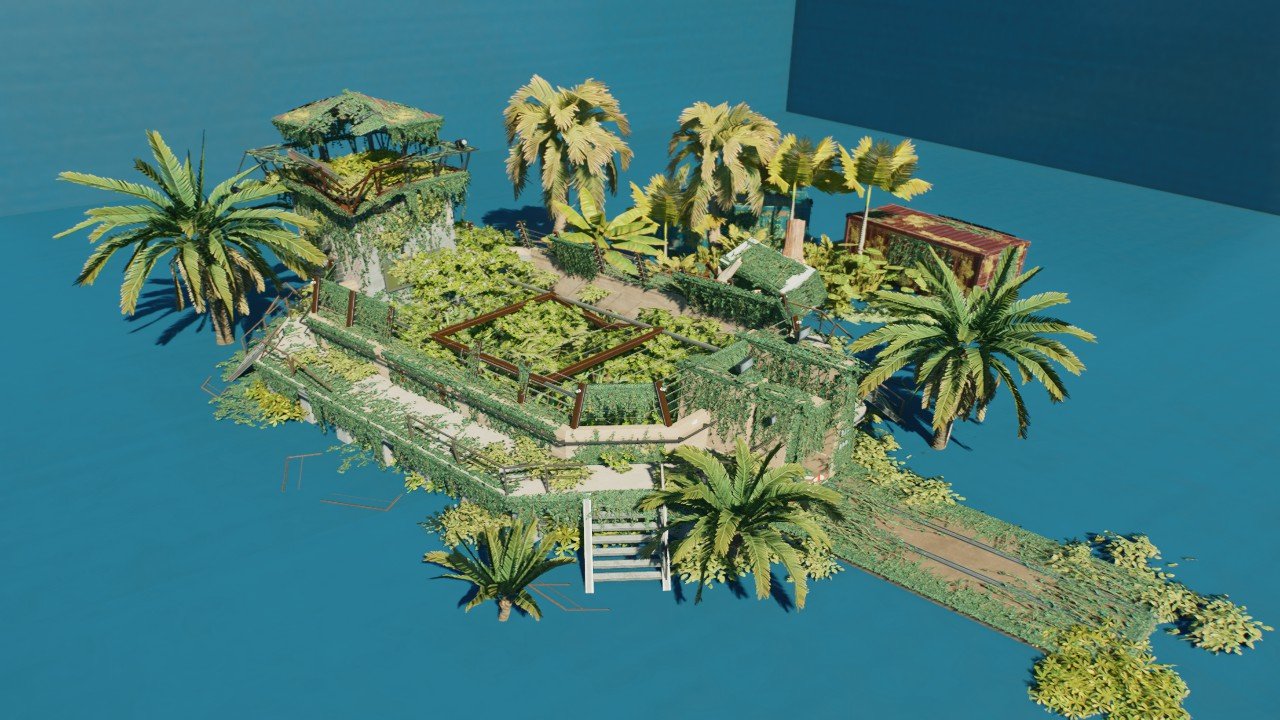 Abandoned Jurassic Park Raptor Paddock