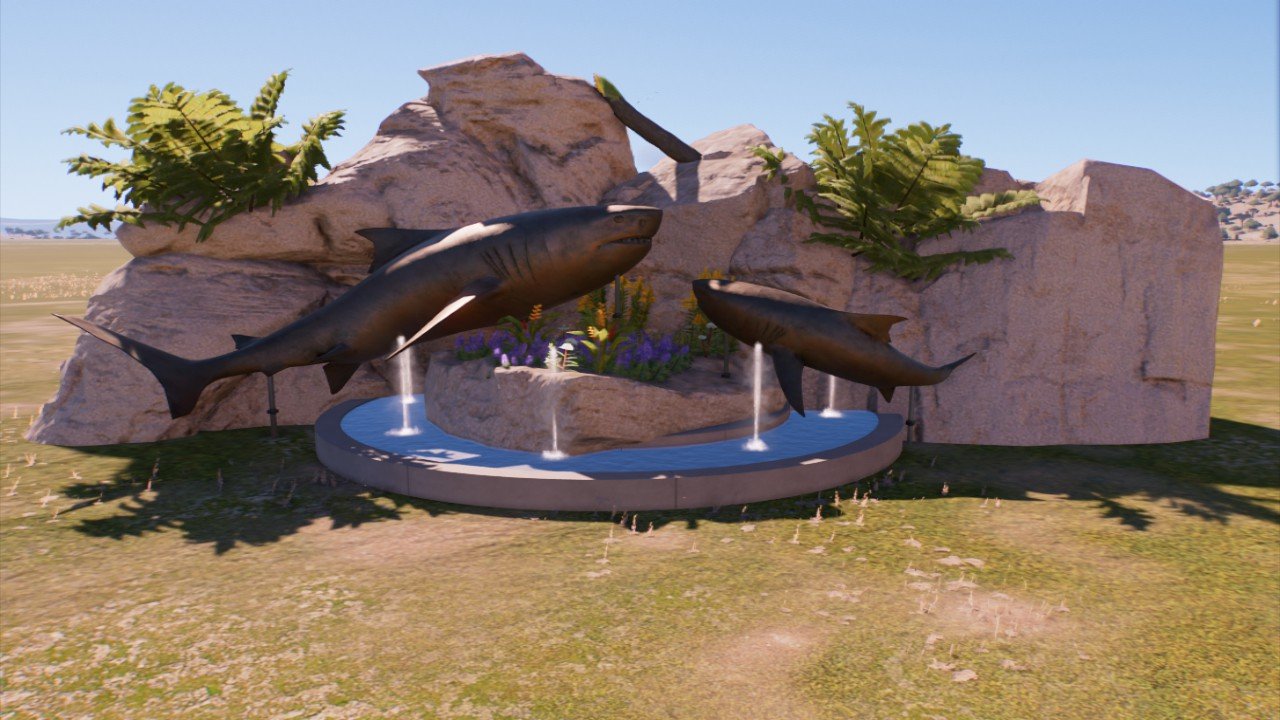 Megalodon fountain