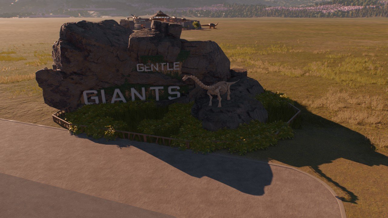 Gentle giants statue