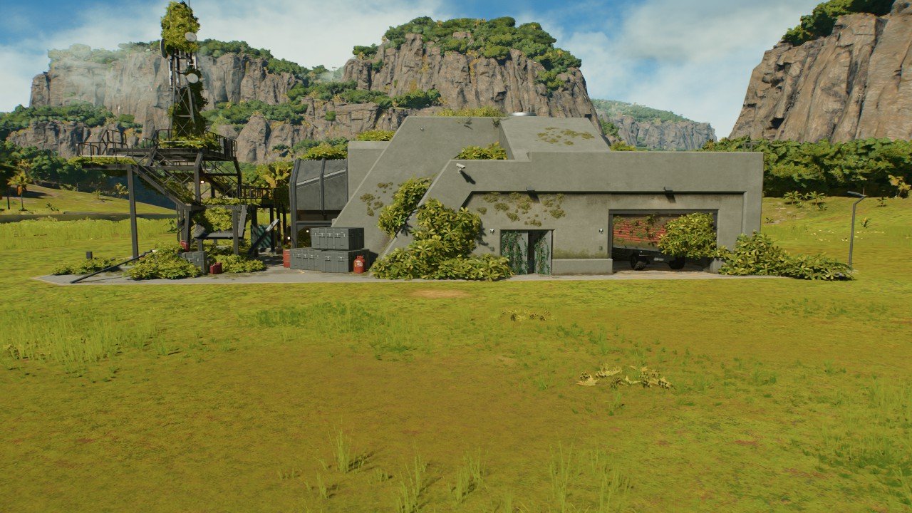 Overgrown geothermal station