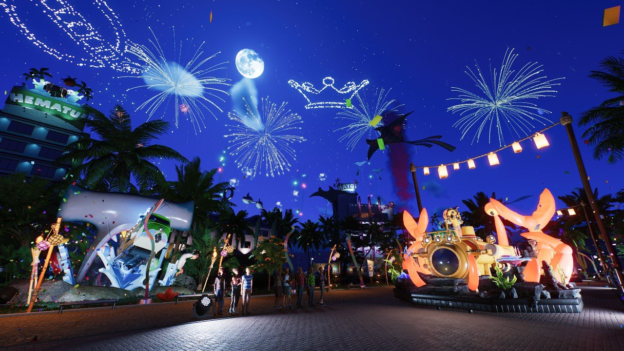 Tropical Summer Celebration Plaza