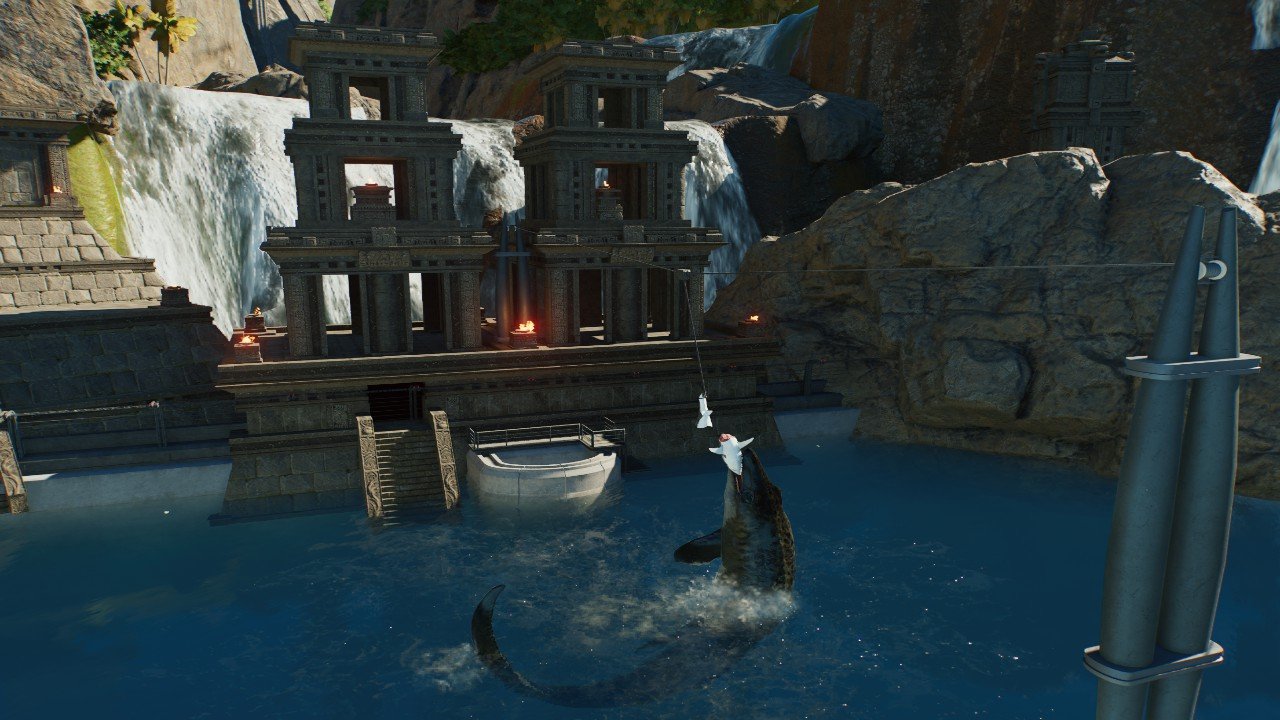 Aztec temple shark feeder