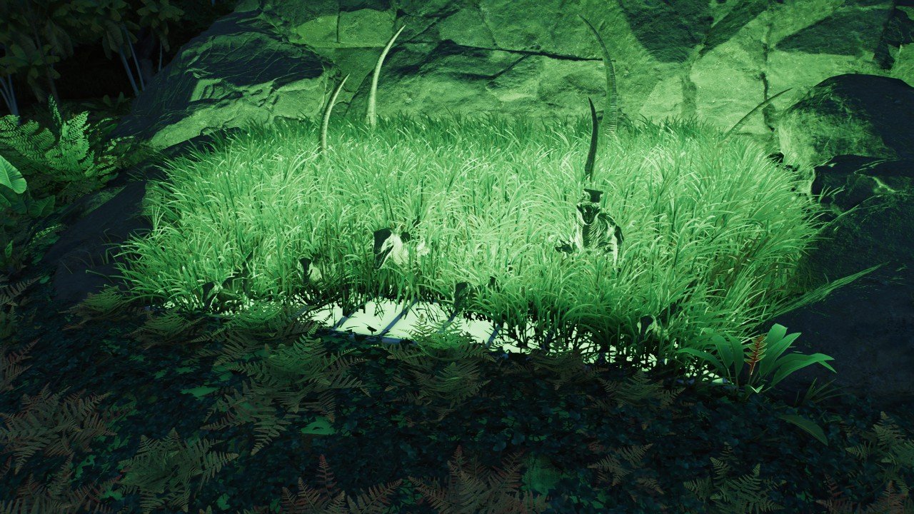 “Don`t go into the long grass“ Glow Floral Statue