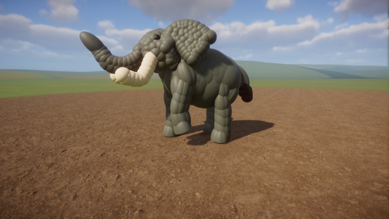 African Elephant statue