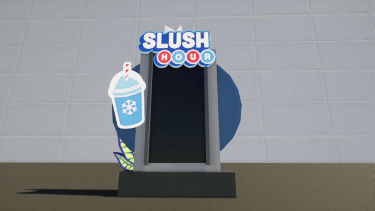 Screen Sign for Slush Hour and  Viva la Vegan by PigCoaster