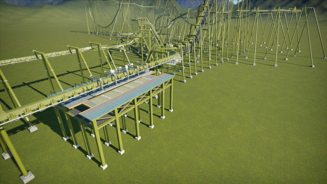 ハイブリッドコースター白鯨 - Planet Coaster: Console Edition