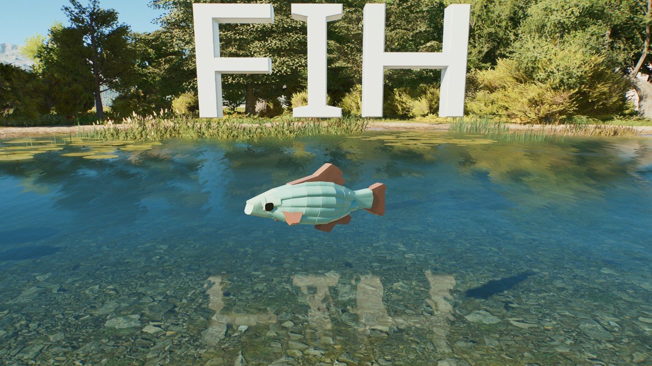 JWE Feeder Fish Prop Animal