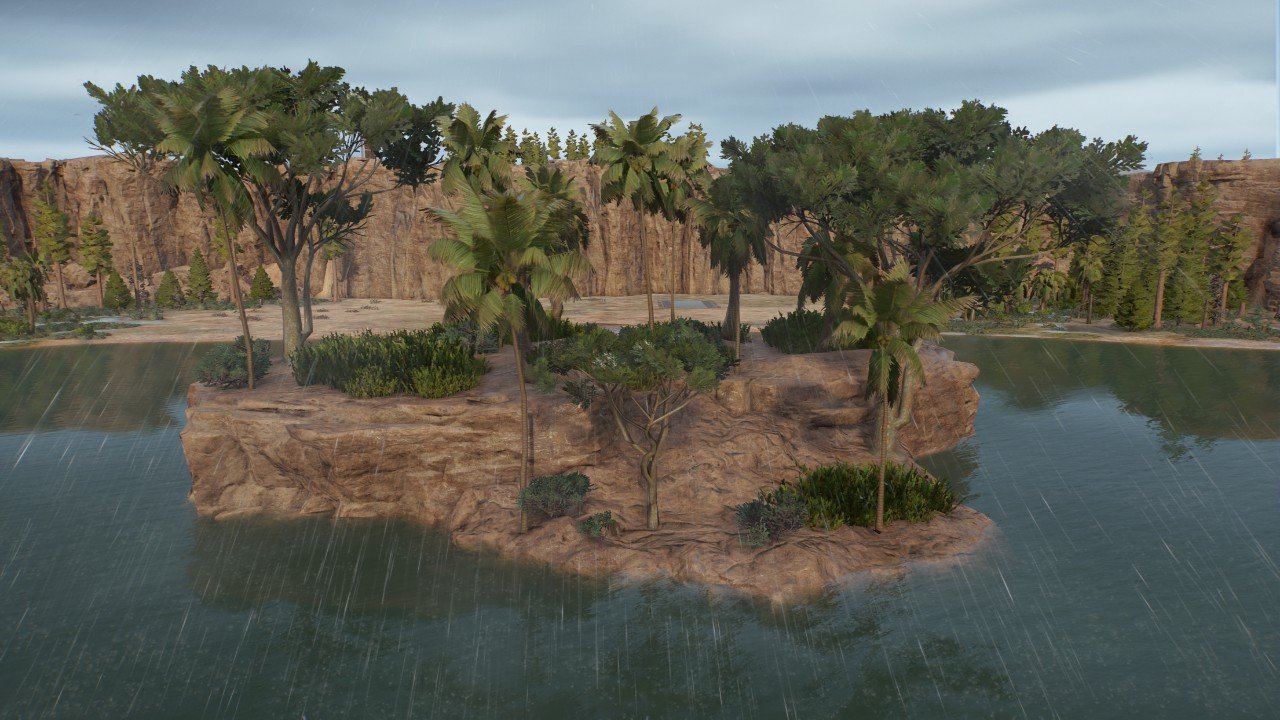 Small Desert island