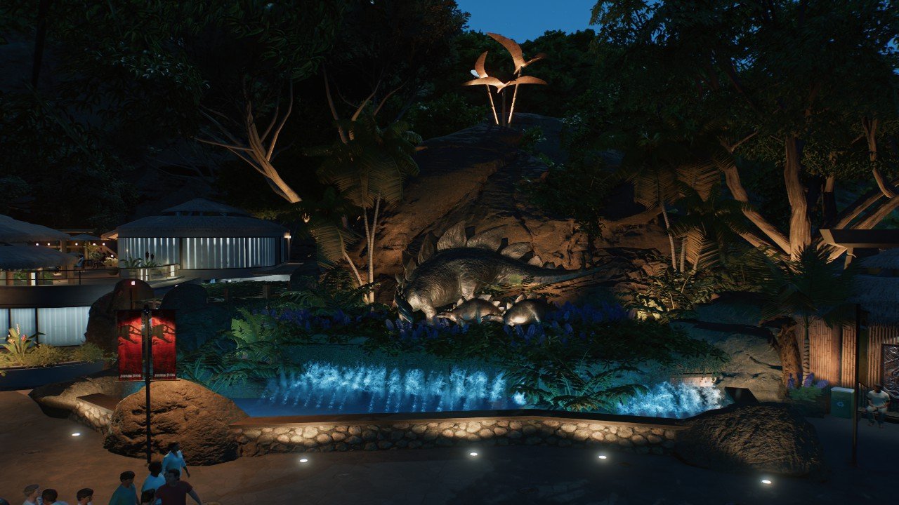 Large Stegosaur Fountain