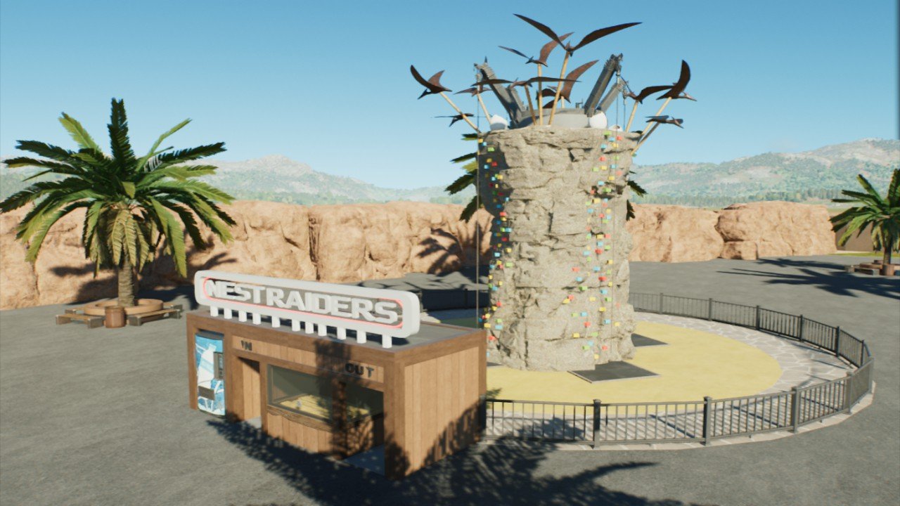 Nest Raiders, Rock Climbing Wall