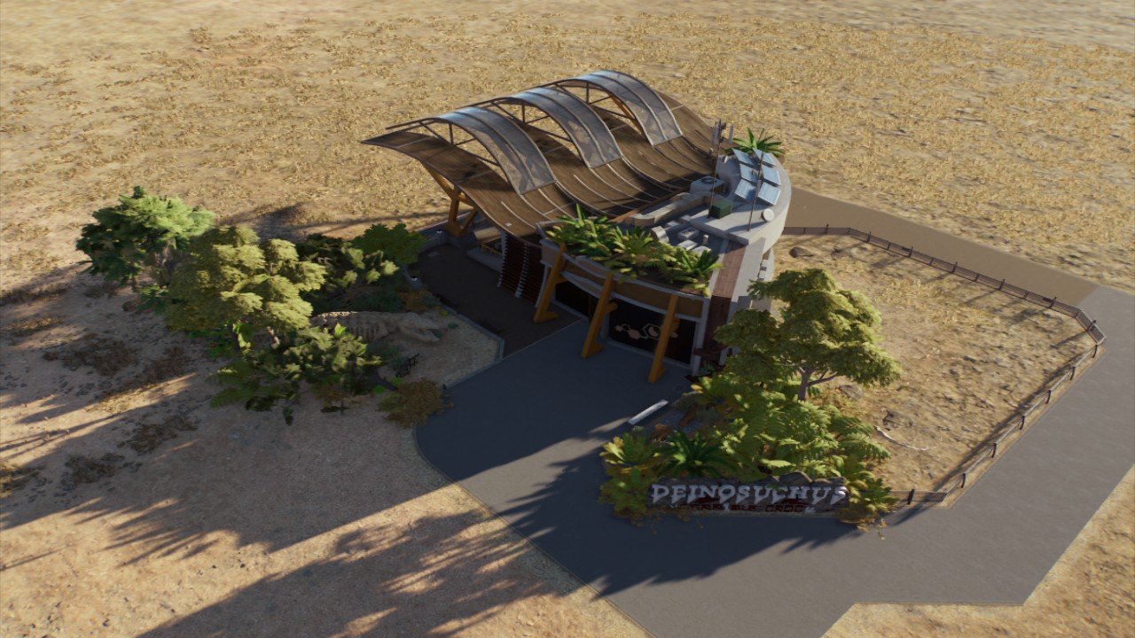 Deinosuchus house and extra habitat