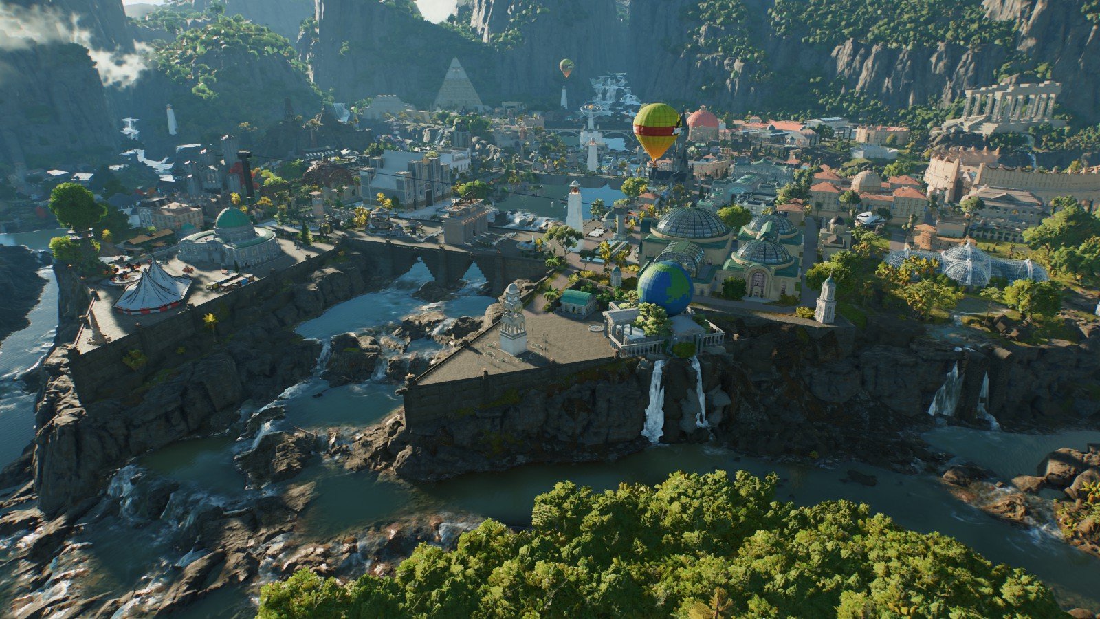 Dinotopia Waterfall City 