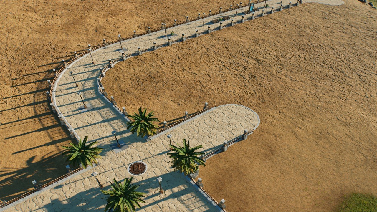 Large path railings A