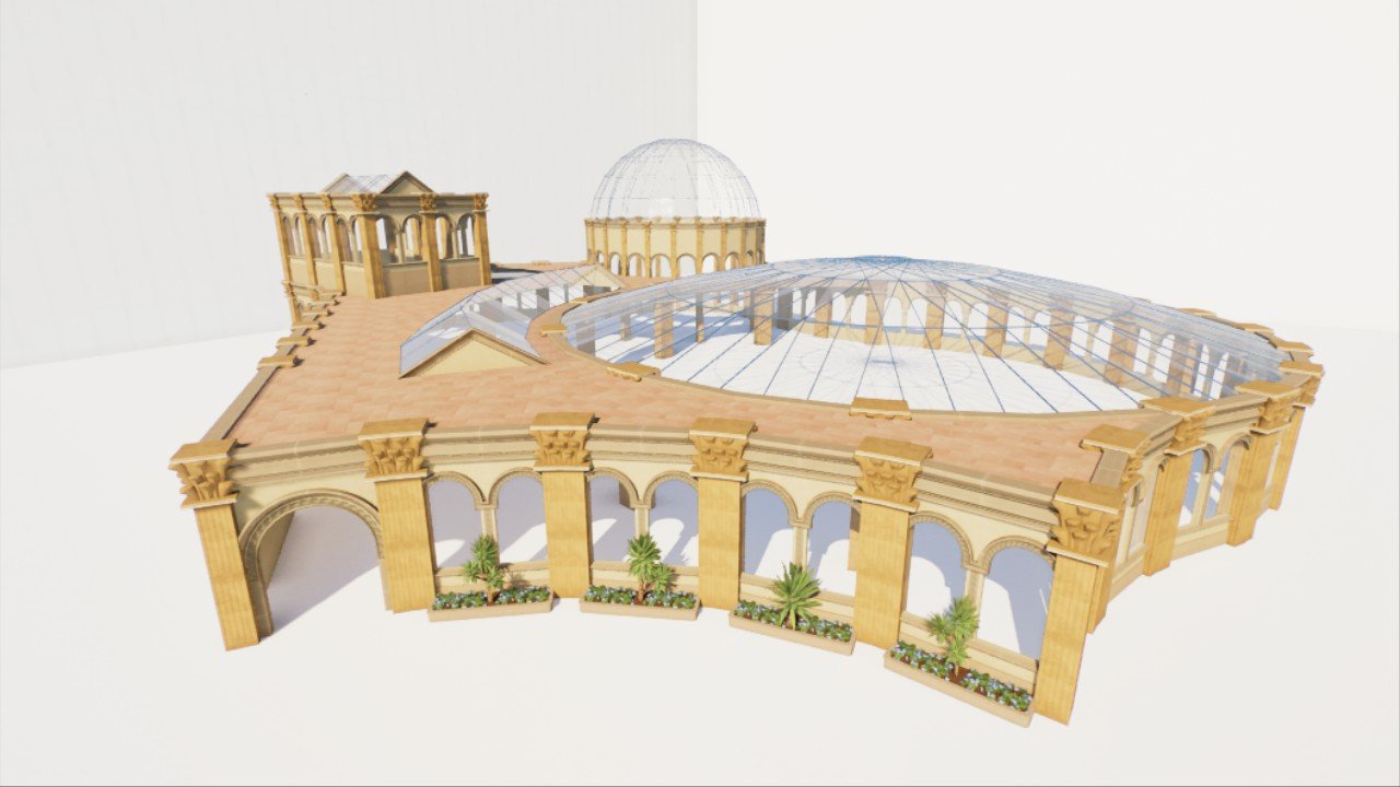 The AquaDomes: Modern Indoor Waterpark Shell