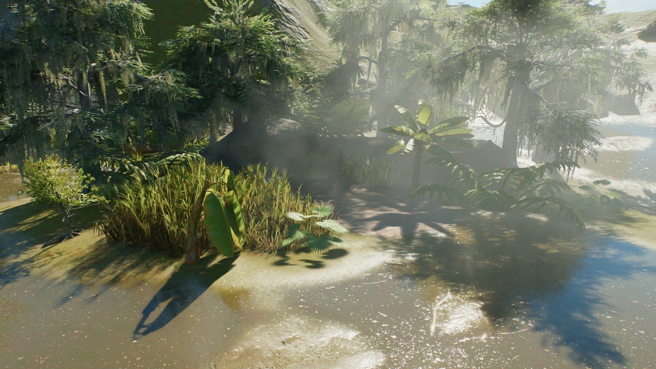 Swampy Deinosuchus nest