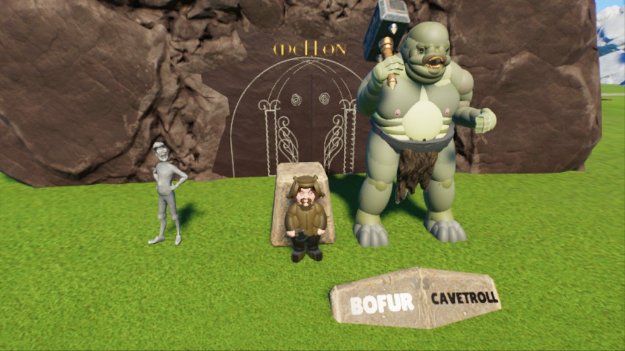 Dwarf Bofur and Cavetroll