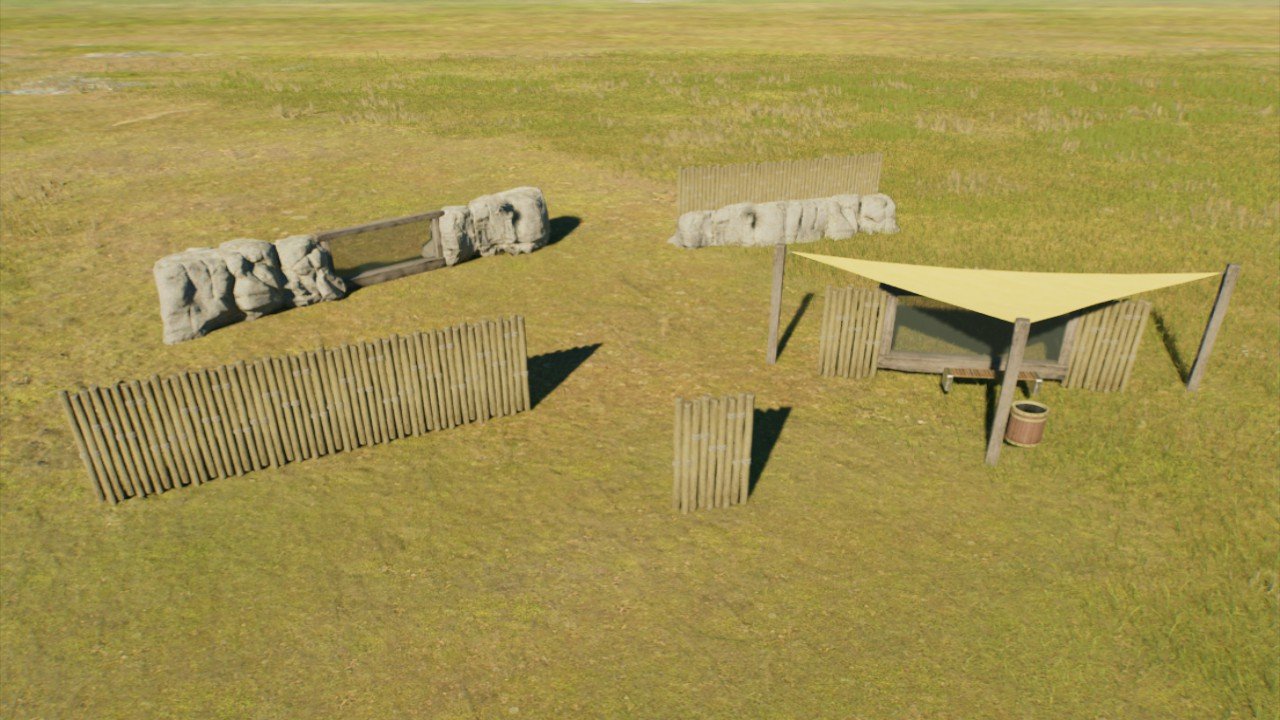 Dino Dale's Zoo Desmatosuchus Fence Kit