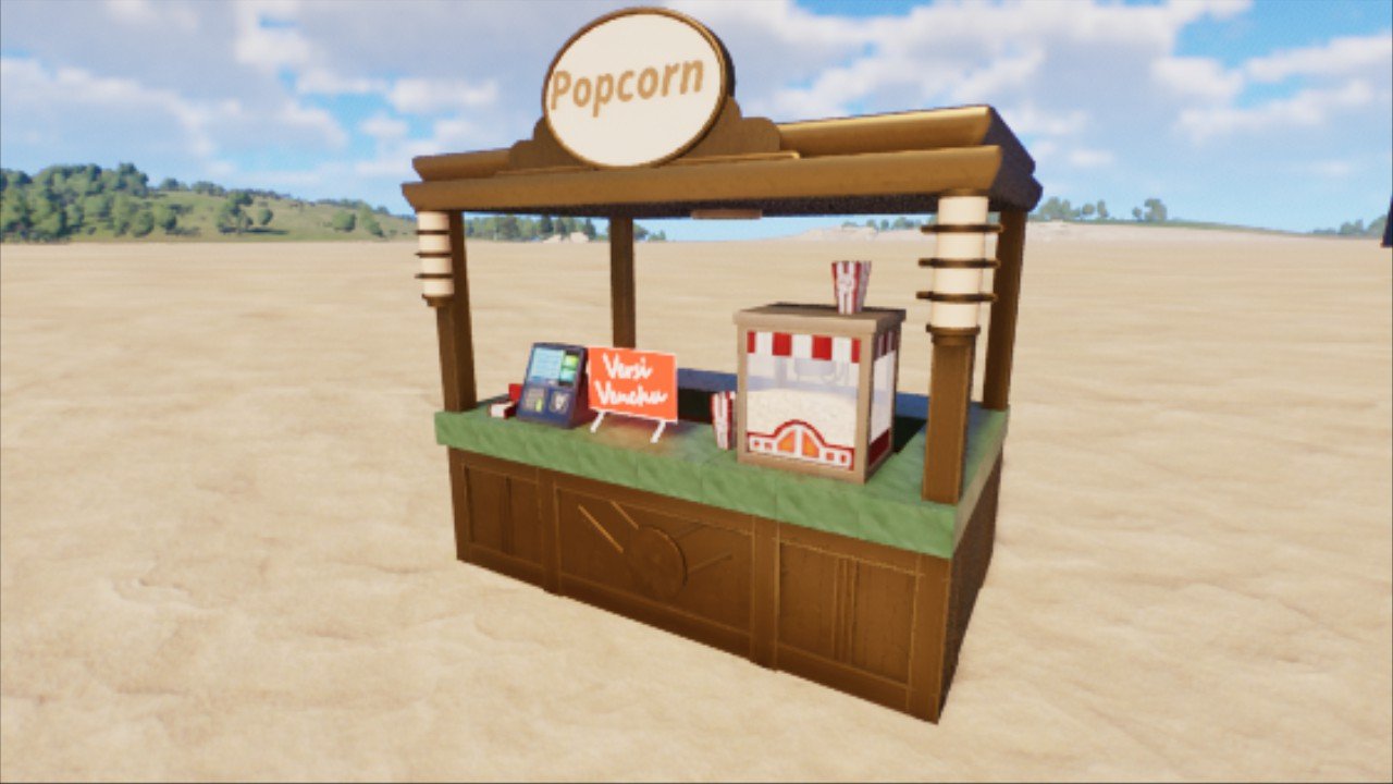 Art Deco Popcorn Stand