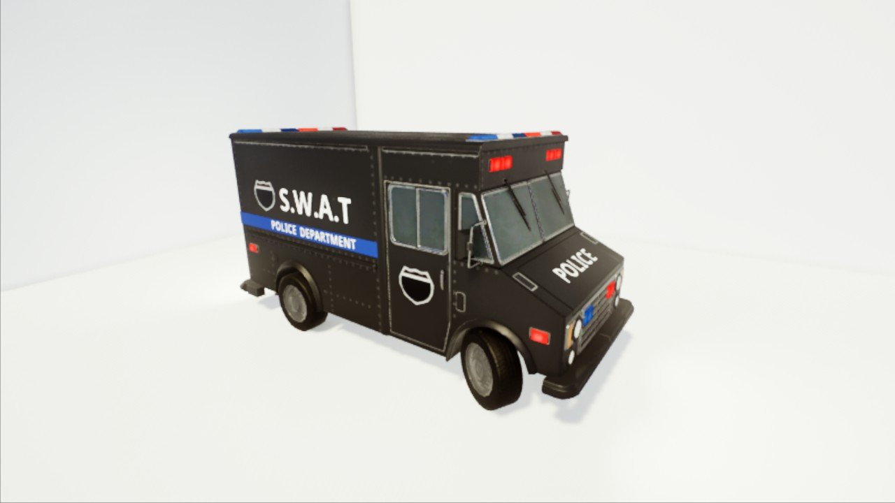 POLICE SWAT TEAM TRUCK