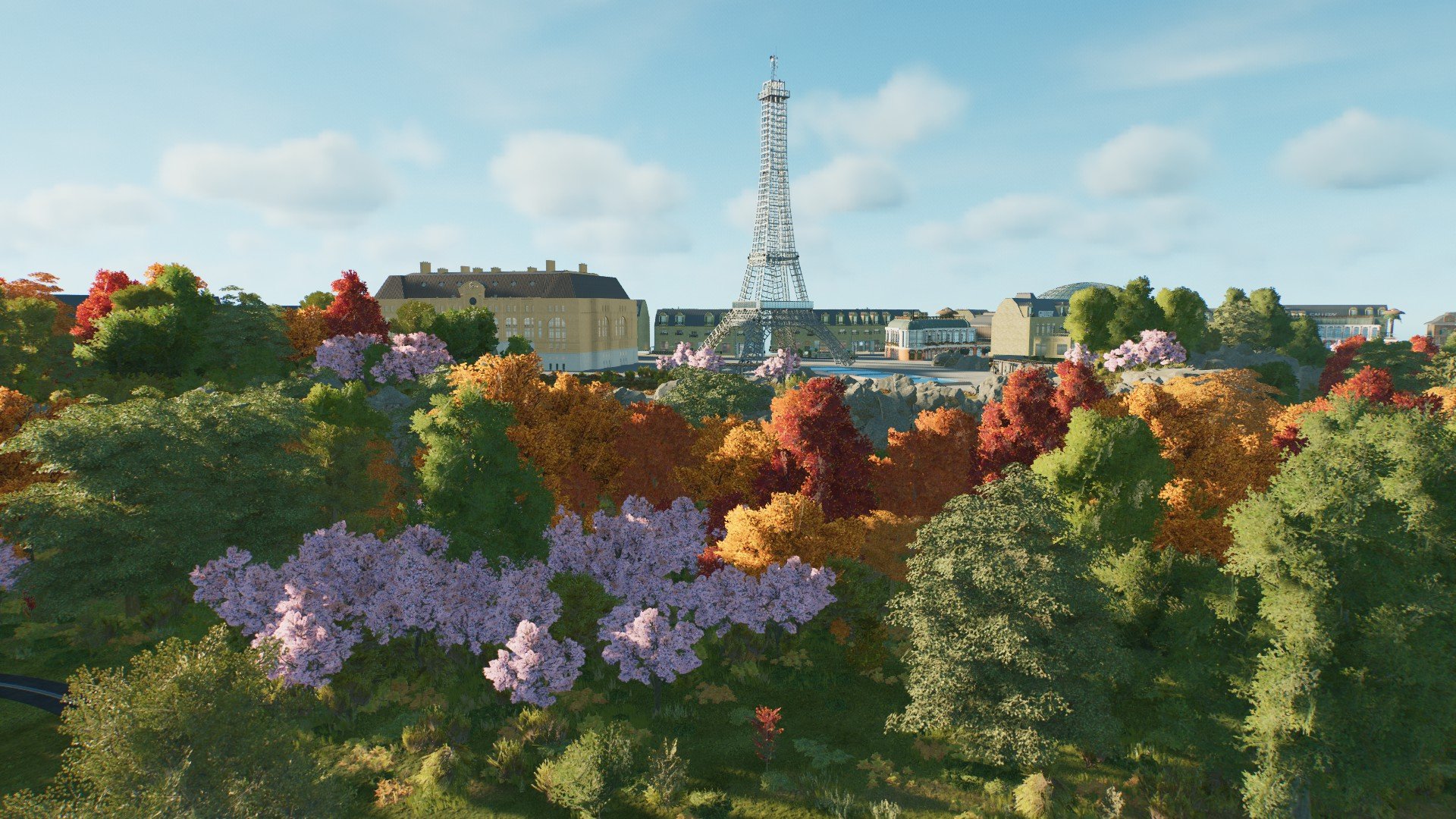 Paris Background Template 