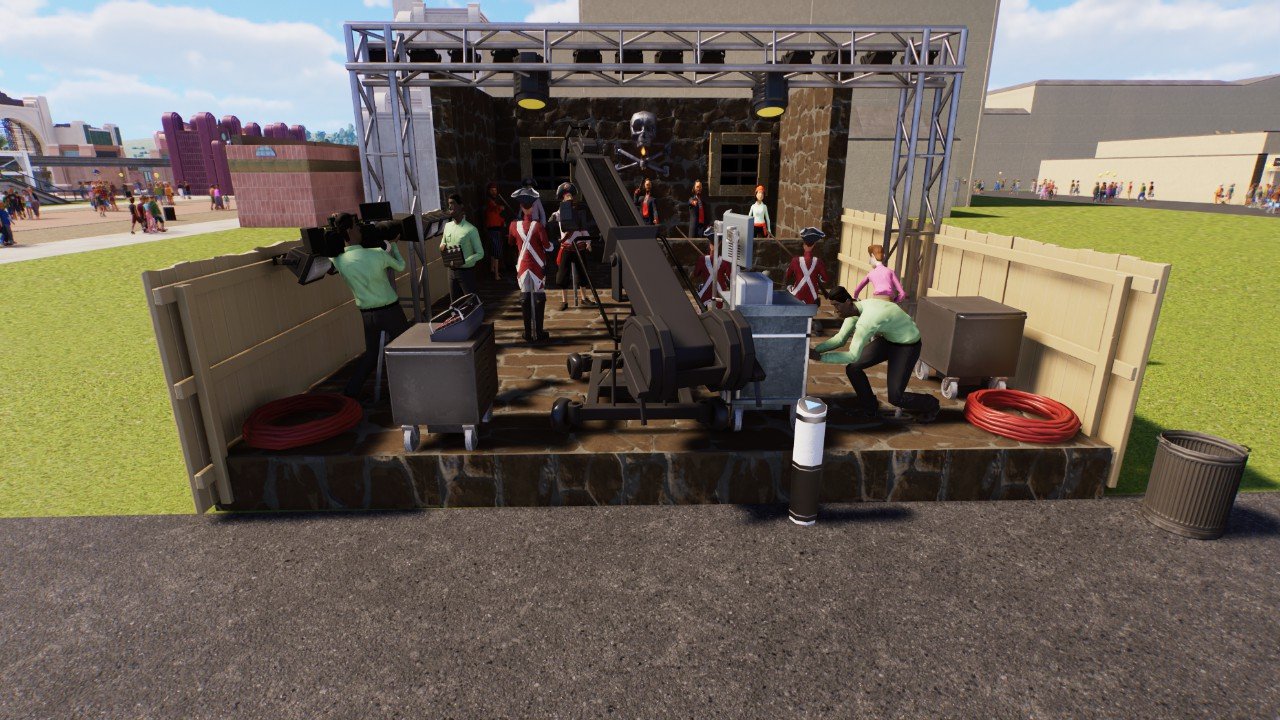 Event triggered movie scene