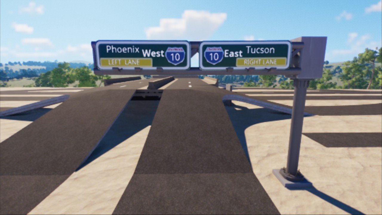 Freeway Sign