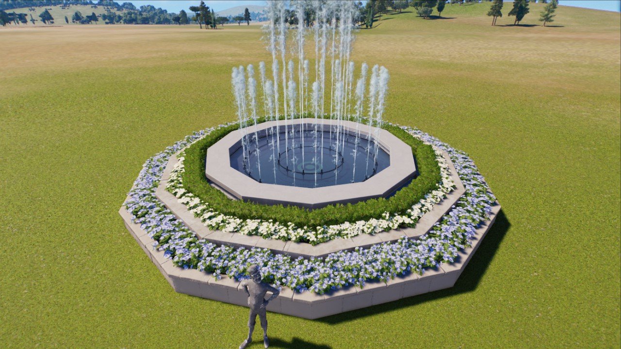 Plaza or Main Street Fountain