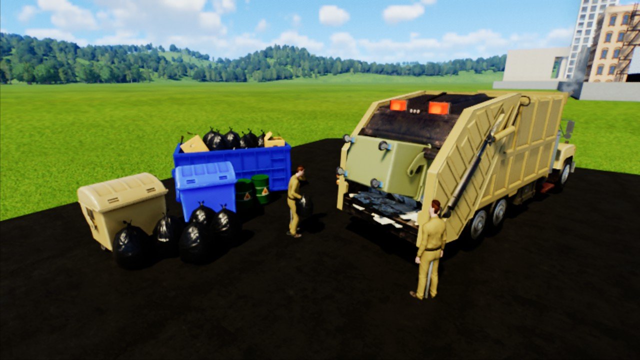 Garbage truck (Bin Lorry UK)