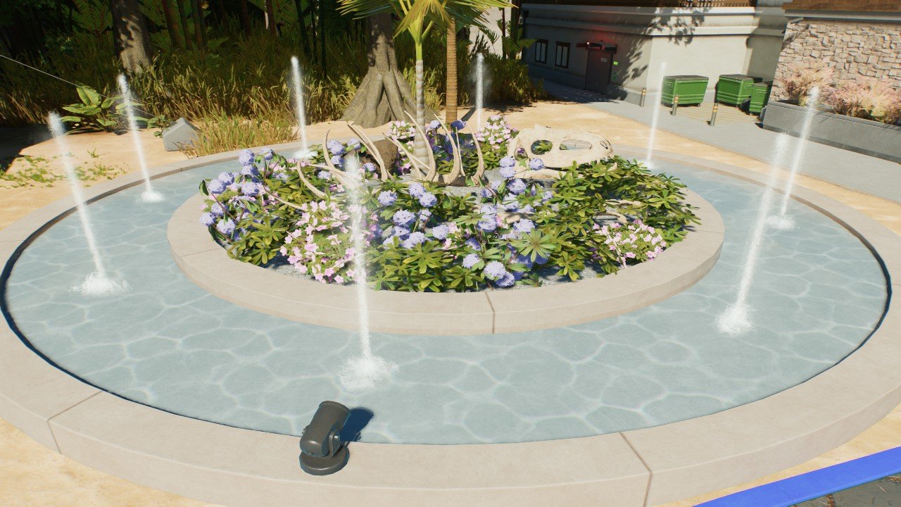Indominus Rex fountain