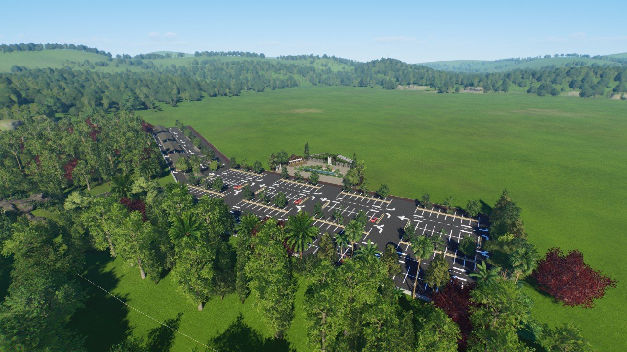 Car Park + Entrance Template