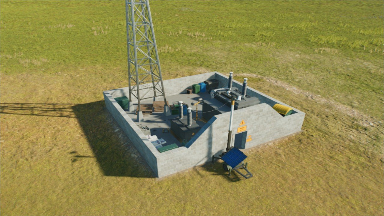Walled Small Substation