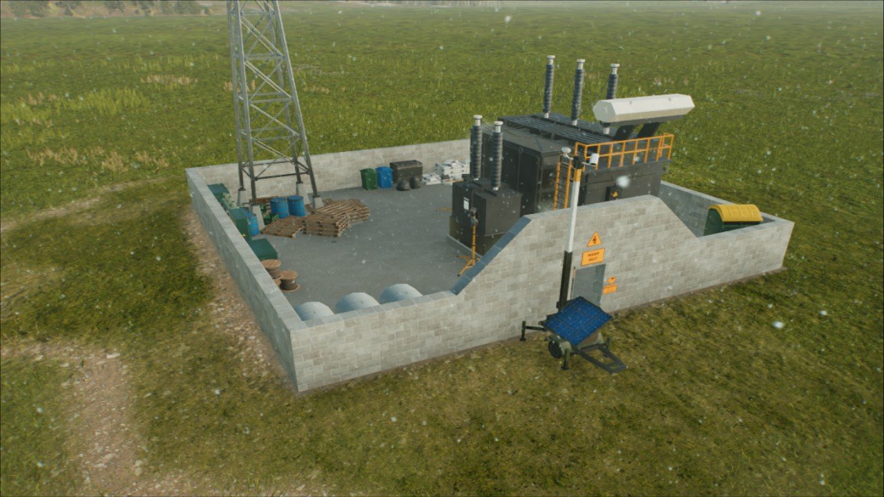 Walled Large Substation