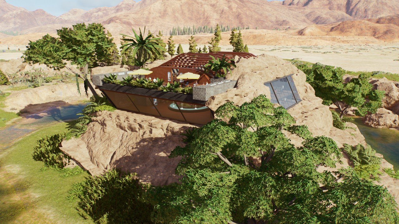Tropical Viewing Rock
