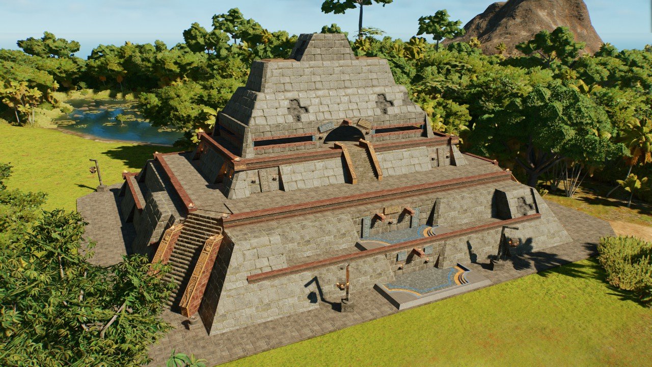 Mayan-Aztec temple