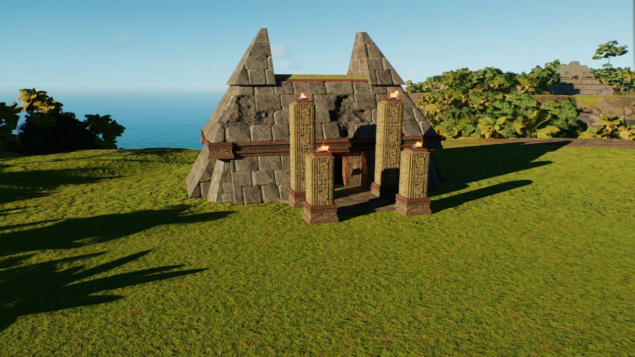 Mayan-Aztec remote entrance