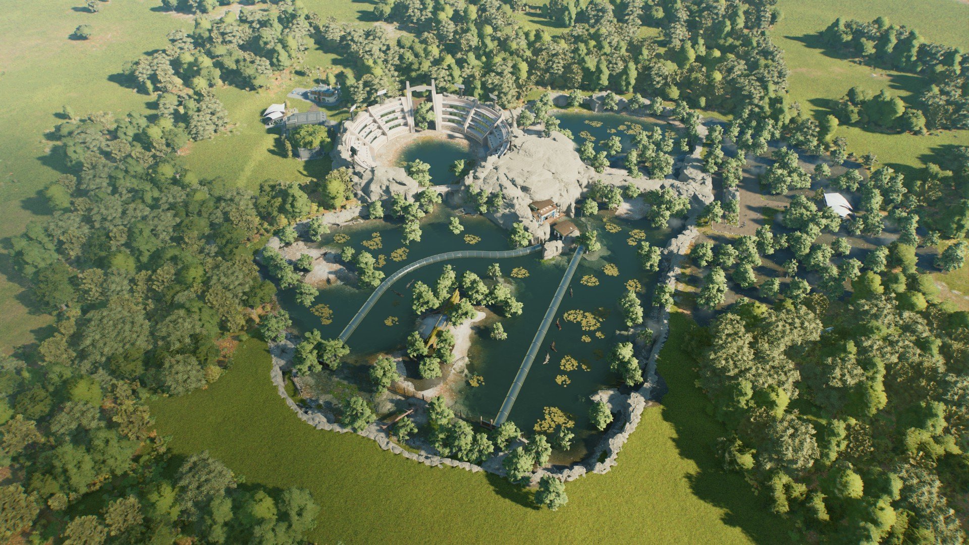 Complete Deinosuchus Habitat