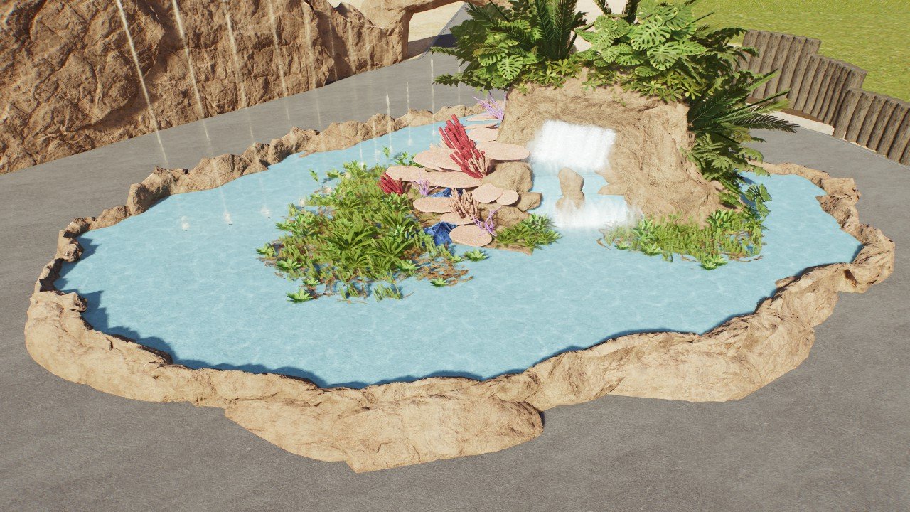 Custom Stone Fountain