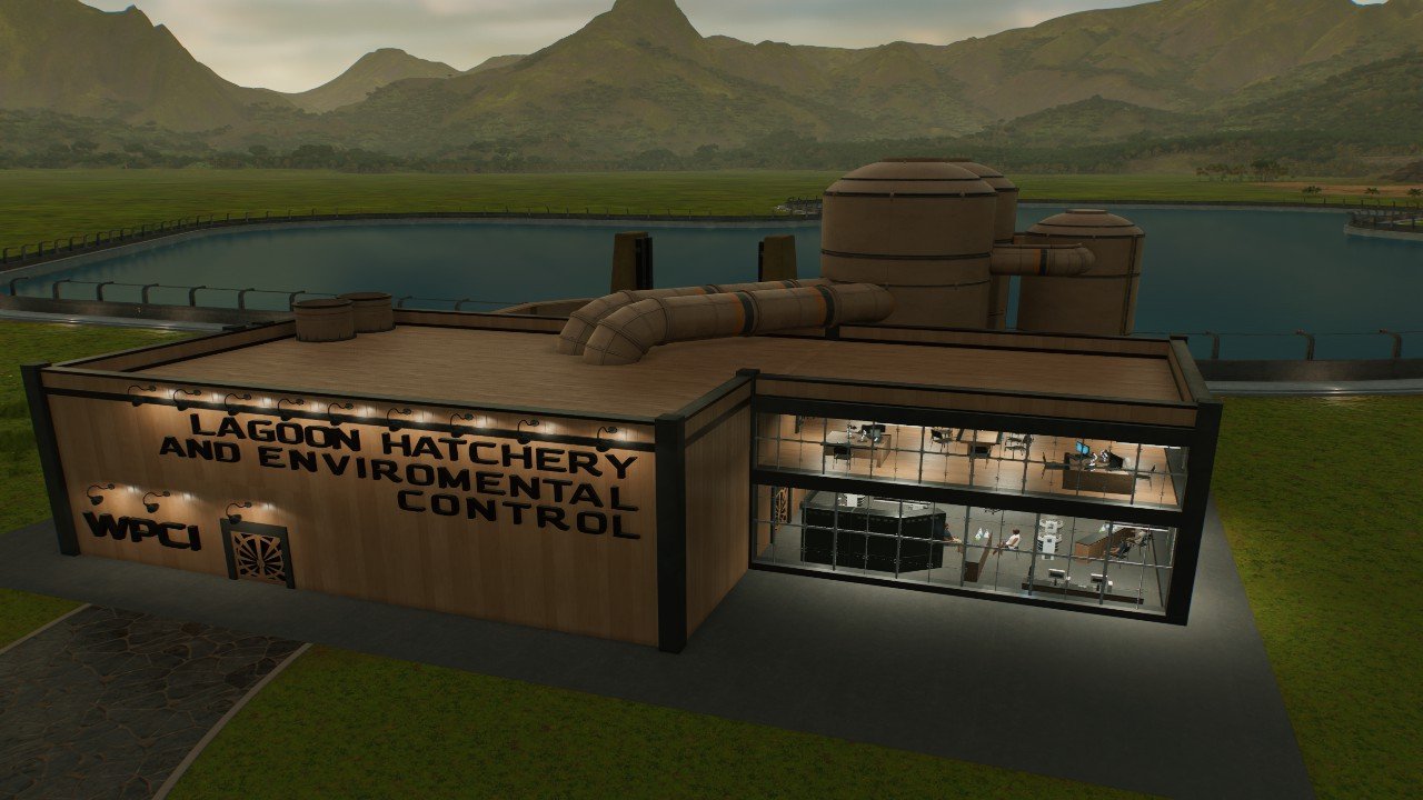 WPCI Lagoon hatchery and environmental control